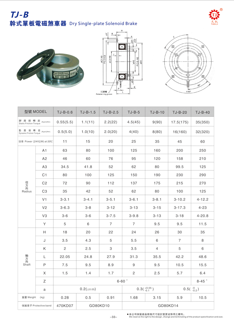 干式單板電磁制動(dòng)器 干式單板電磁制動(dòng)器
