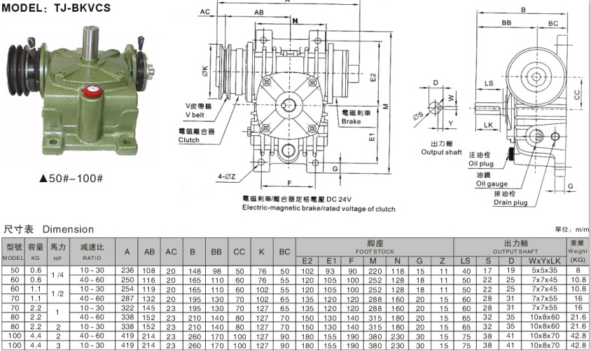 減速機離合剎車器 減速機離合剎車器